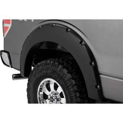Bushwacker Fender Flares Plastic Black Pocket Style Series, Rear, Driver & Passenger Side, Lifetime limited warranty 20080-02
