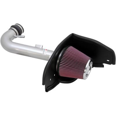 K&N Cold Air Intake Silver With Tube 69 Series Typhoon Series, 10-year or 1 million-mile limited warranty 69-3525TS