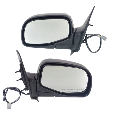 Kool Vue Mirror Textured Black, Driver & Passenger Side, 1-year limited warranty SET-FD34ER