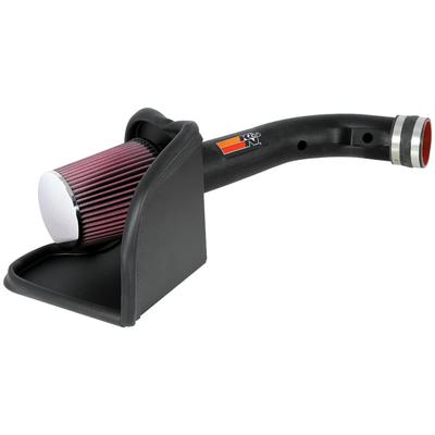 K&N Cold Air Intake Black With Tube 57 Series FIPK Series, 10-year or 1 million-mile limited warranty 57-3512