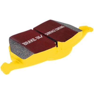 EBC Brake Pad Set Yellowstuff Street & Track, Front, 12-month or 10,000-mile limited warranty excluding wear tear race use DP41642R