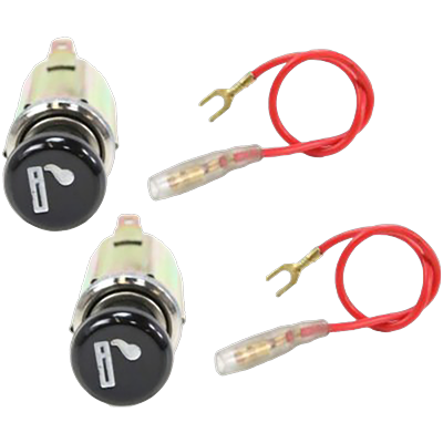 Replacement Cigarette Lighter Black, nan, 1-year unlimited-mileage warranty SET-REPU506801-2