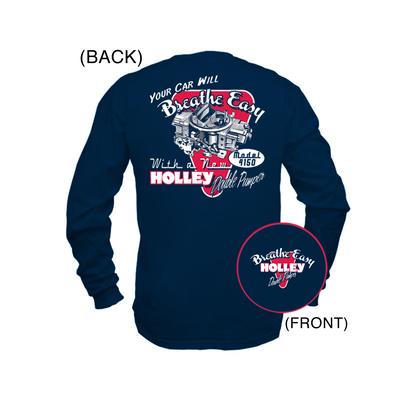 Holley Shirt Navy Blue, nan, 90-day limited warranty 10015-MDHOL