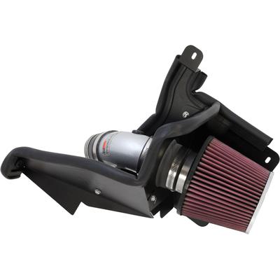 K&N Cold Air Intake Silver With Tube 69 Series Typhoon Series, 10-year or 1 million-mile limited warranty 69-3517TS