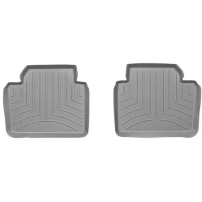 Weathertech Floor Mats Made of Rubberized Thermoplastic Polyolefins Gray Molded Liner FloorLiner Series, Second Row, 464102