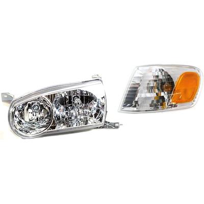 Replacement Headlight OE Replacement, Driver Side, 1-year unlimited-mileage warranty KIT-81313-11