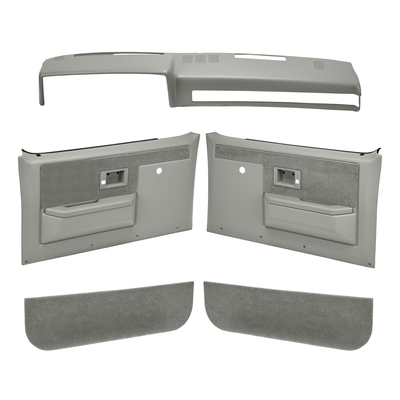 Coverlay Interior Restoration Kit ABS Plastic Light Gray Dash Cap, Door Panel, Kick Lifetime limited warranty 18-601CN-LGR