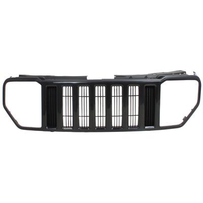 ReplaceXL Grille Assembly Plastic Paintable Shell with Textured Black Insert Grille, 1-year unlimited-mileage warranty REPJ070105