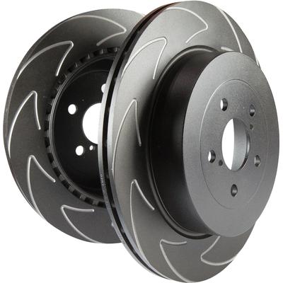 EBC Brake Disc BSD Sport Ultra Quiet V Slot, Rear, 12-month or 10,000-mile limited warranty excluding wear & tear race use BSD7214