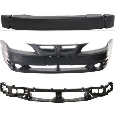 Replacement Bumper Cover Primed, Front, 1-year unlimited-mileage warranty KIT-110916-81