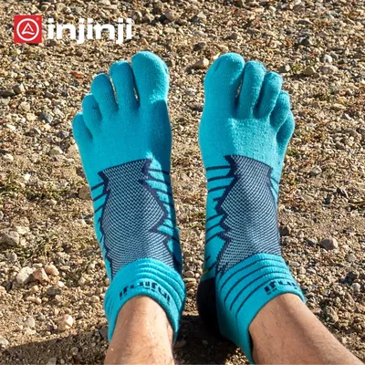 Injinji Five Finger Socks Ultra Run Off Road Hiking Socks Thick Warm Socks.