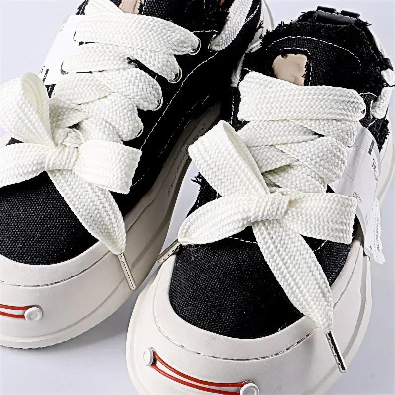 2 cm Breite, klassische Schnürsenkel, lässige Teenis-Schnürsenkel, flache Schnürsenkel für Sneakers, Länge 130 cm, PVC/Metallkopf-Schuhzubehör Image