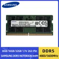 Samsung Notebook DDR5 RAM 8GB 16GB 32GB 4800MHz 5600MHz SODIMM 262pin per computer portatile Dell Lenovo Asus HP Memory Stick