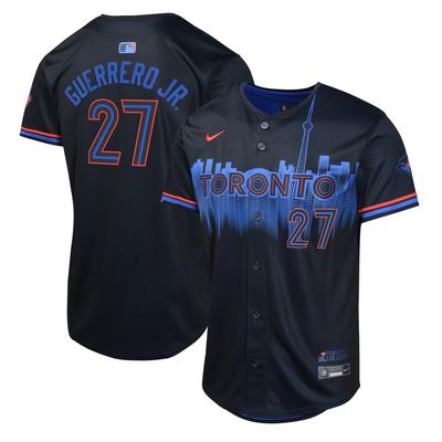 Toronto Blue Jays Nike Limited City Connect-Trikot – Schwarz – Vladimir Guerrero Jr. – Jugendliche Image