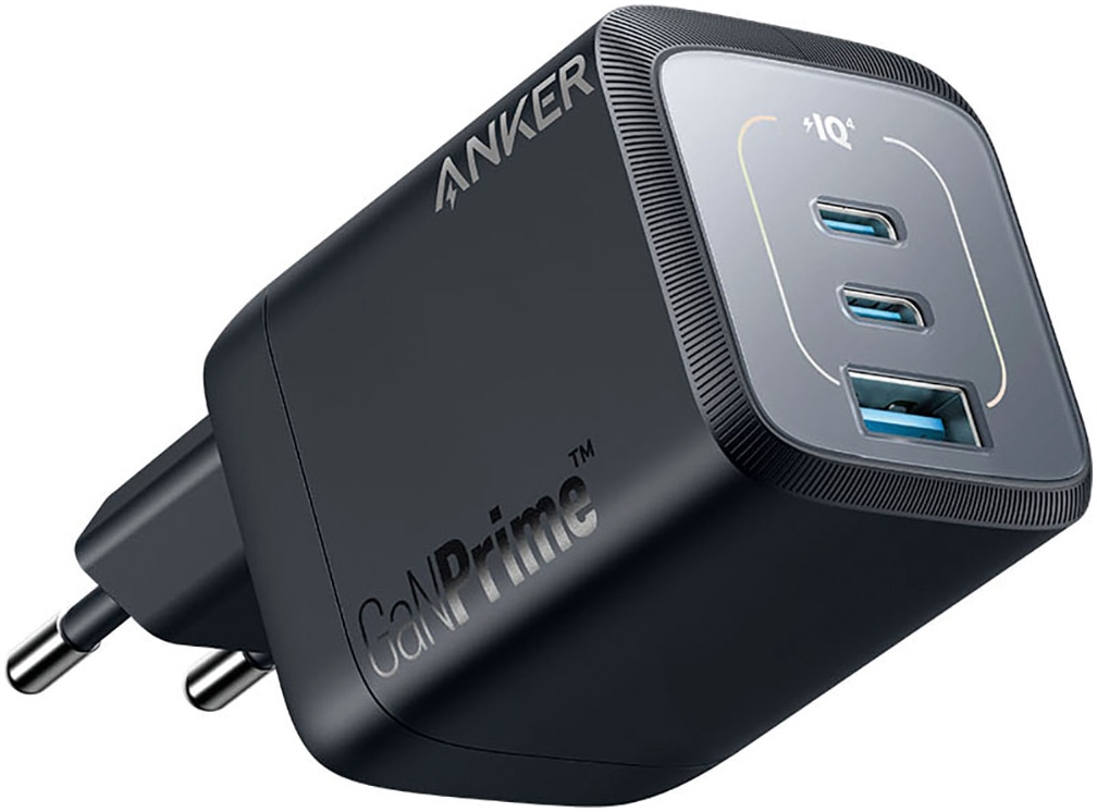 ANKER USB-Ladegerät "Prime 67W GaN (3 Ports)", schwarz, B:5,03cm H:3,98cm T:3,85cm, Ladegeräte Image