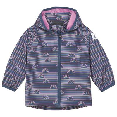 Color Kids - Baby Softshell Jacket AOP - Softshelljacke Gr 104 grau/blau