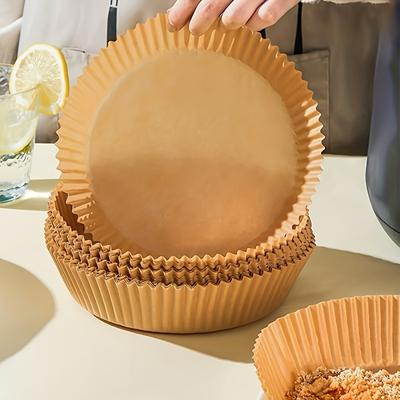 TEMU Food Grade Air Fryer Lined Paper Trays Are Water And Oil Resistant And , Air Fryer Paper Trays, Baking, Cooking, Kitchen Appliances And Summer Party Supplies