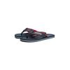 Zehentrenner TOMMY HILFIGER "PADDED COMFORT HILFIGER B SANDAL", Herren, Gr. 46, blau (dunkelblau), Lederimitat, Textil, casual, Schuhe, Sommerschuh, Schlappen, Badeschuh mit Logoschriftzug