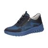Keilsneaker WALDLÄUFER "H-BIGGI", Damen, Gr. 4,5 (37,5), blau (marine, dunkelblau), Textil, Nubukleder, sportlich, Schuhe, Schnürer, Halbschuh, Freizeitschuh mit Kontrastnaht, Weite H