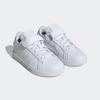 Sneaker ADIDAS SPORTSWEAR "ADIDAS STAR WARS GRAND COURT 2.0 KIDS SCHUH", Kinder, Gr. 35, weiß (cloud weiß, cloud weiß, cloud weiß), Synthetik, sportlich, Schuhe, Design auf den Spuren des adidas Superstar