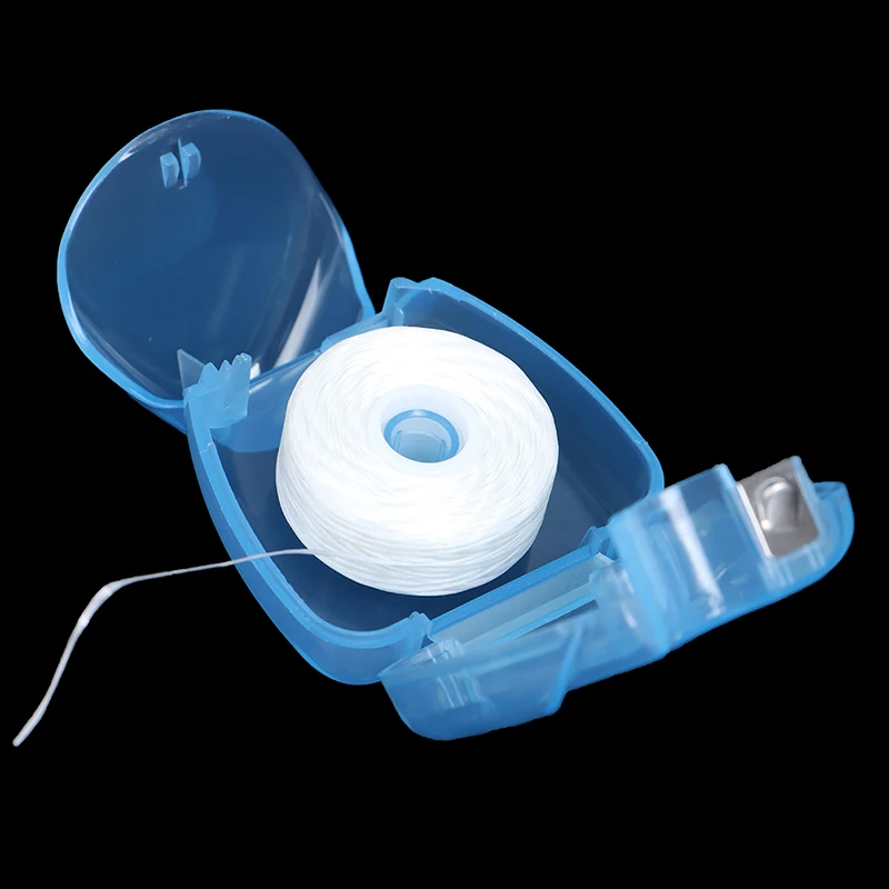 50m Mikro wachs Zahnseide Inter dental bürste Zähne Stick Zahnstocher Zahnseide Pick tragbare Mundhygiene sauberen Draht Großhandel Image