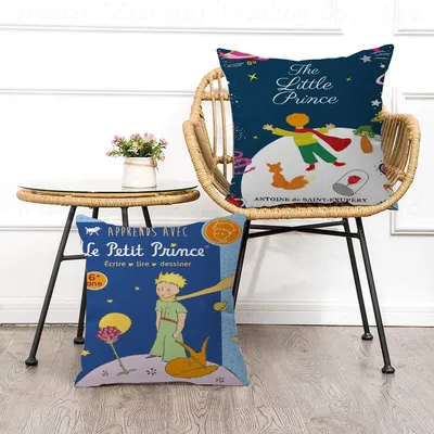 Cartoon Der Kleine Prinz Personalisierte Kissen Staub Abdeckung Schlafzimmer Kinder Party Dekoration Kissenbezug Geburtstag Kinder Geschenk Image