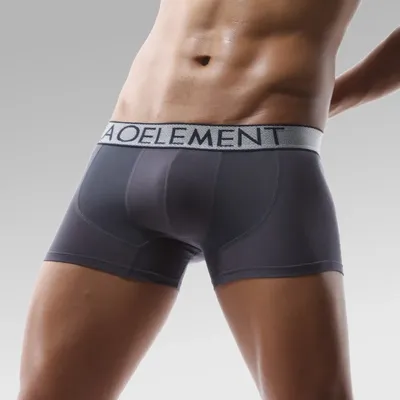 3PC Herren Boxershorts Mesh Spleißen Sexy Shorts Unterwäsche Herren Sommer Ice Mesh Jugend Boxershorts Image