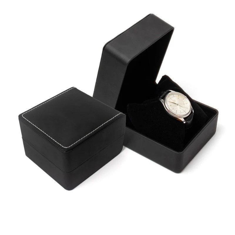 Coffret cadeau de montre unique avec oreiller, vitrine de montre-bracelet en cuir PU, rangement de montre, évaluation pour hommes et femmes