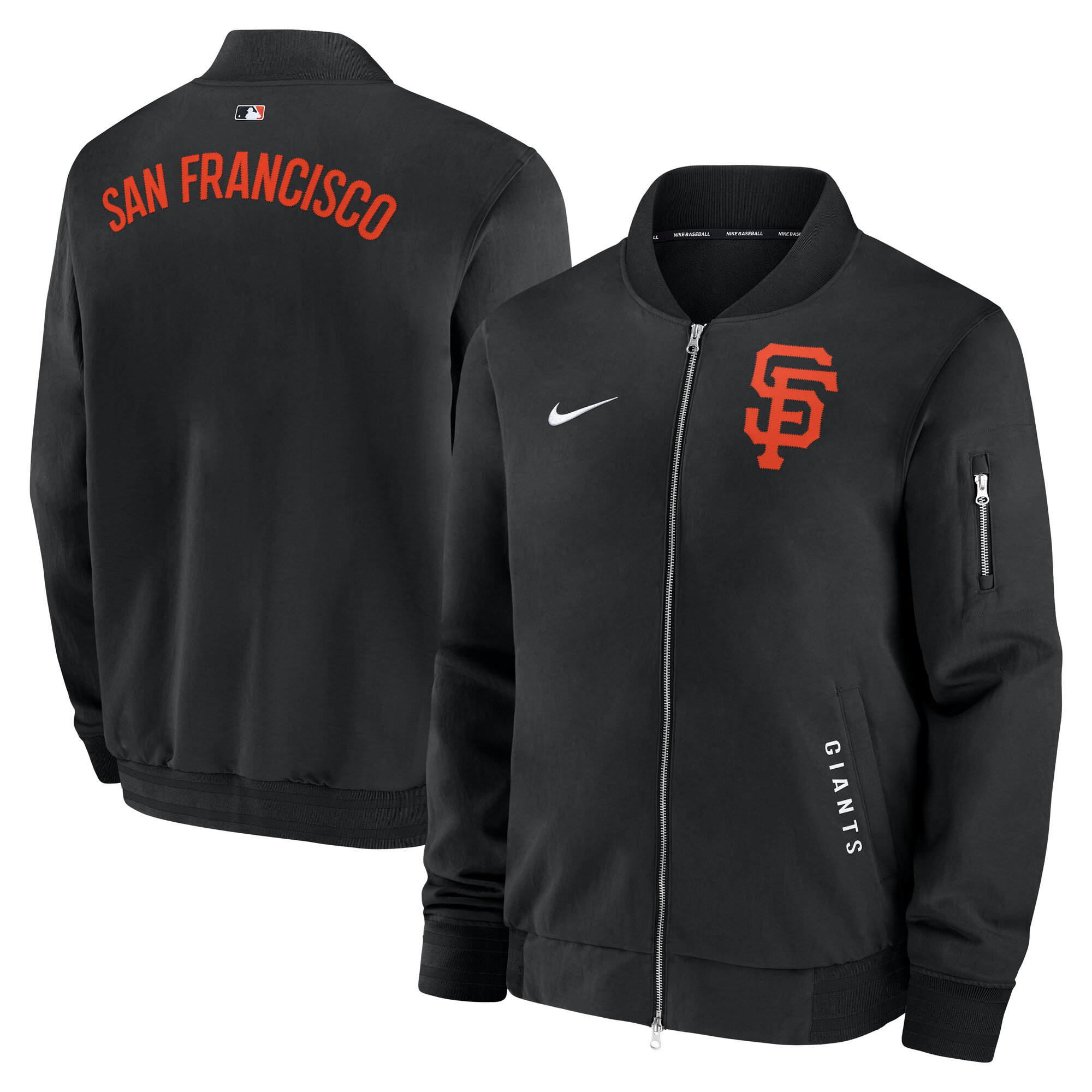 San Francisco Giants Nike Authentic Dugout Bomberjacke – Herren Image