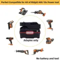 Convertitore per adattatore per batterie Lidl Parkside x20v Team per convertitore di strumenti Ridgidr / AEG 18V (non include strumenti e batteria)