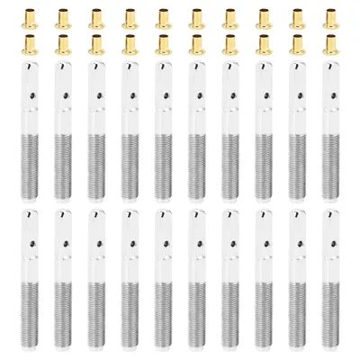 20 Pcs Lyre Harp Tuning Pin Nails with 20 Pcs Rivets Set for Lyre Harp Small Harp Musical Stringed
