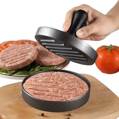 Hamburger Patty Maker Press Non-Stick No Deformation Manual Round Rice Ball Durable Portable