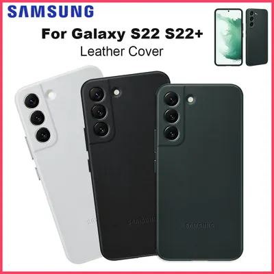 Original For Samsung Galaxy S22 S22+ S22Plus Leather Cover EF-VS901 EF-VS906
