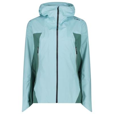 CMP - Women's 2 Layer Jacket Fix Hood - Regenjacke Gr 34 blau
