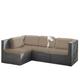 HonunGron 8Pcs Outdoor Patio Sofa Cushion Cover, Water Resistant Replacement Covers for Patio Furniture Cushions, Soft Couch Slipcovers, Seat Covers for Garden, Rattan, Outdoor (khaki)