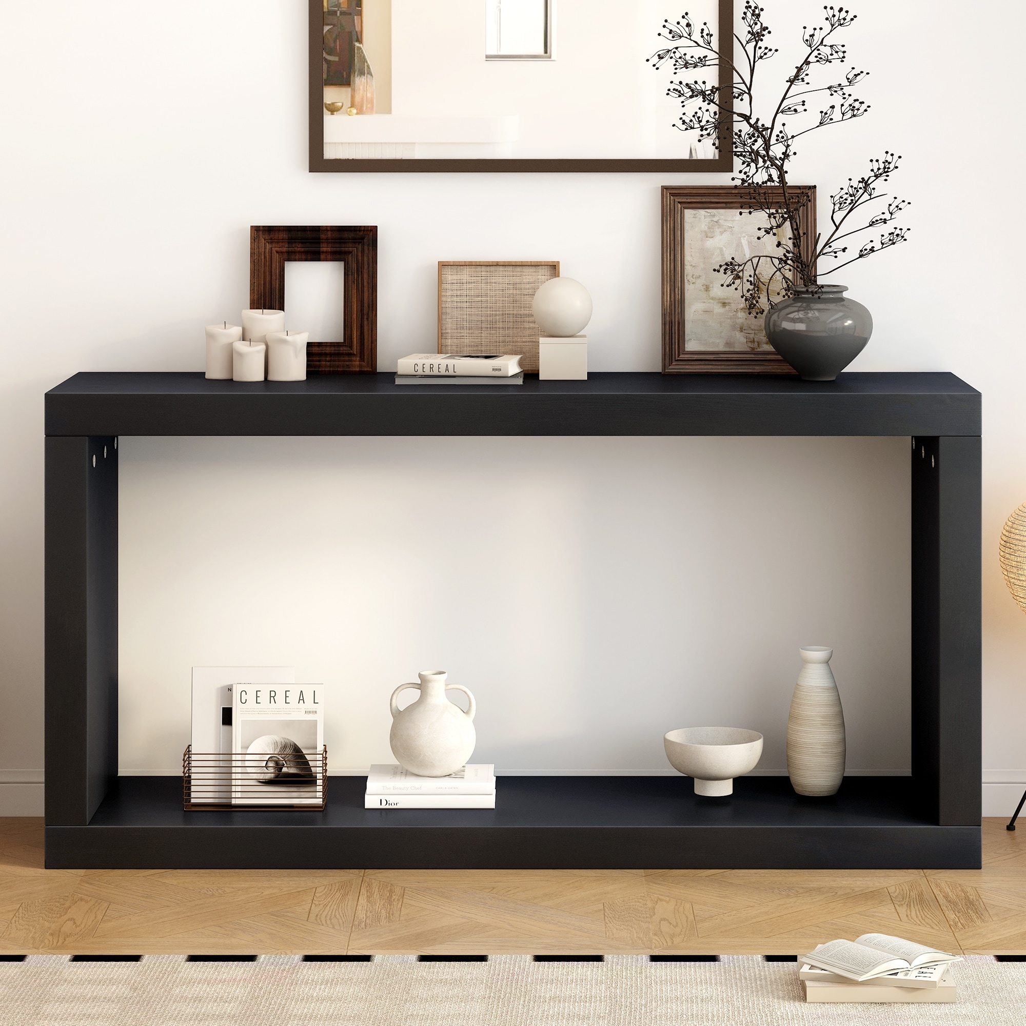 Modern Minimalist Entrance Table Console Table for Home Entryway Use