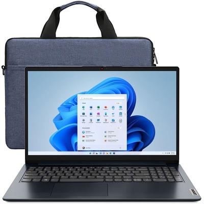 Lenovo IdeaPad 1 15.6" FHD Touchscreen Laptop - Intel Core i5 - 8GB Memory with 512GB SSD Storage (Abyss Blue) + Laptop Bags