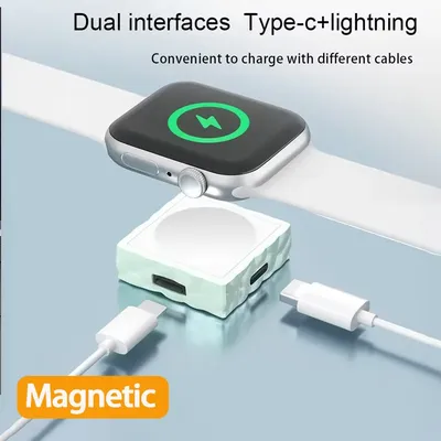 Schnelles magnetisches kabelloses Uhrenladegerät für Apple Watch 9 8 7 6 5 SE 4 3 2 Ultra IWatch Image