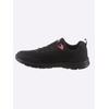 Sneaker KANGAROOS, Damen, Gr. 39, schwarz, Mesh, Mesh, sportlich, Schuhe