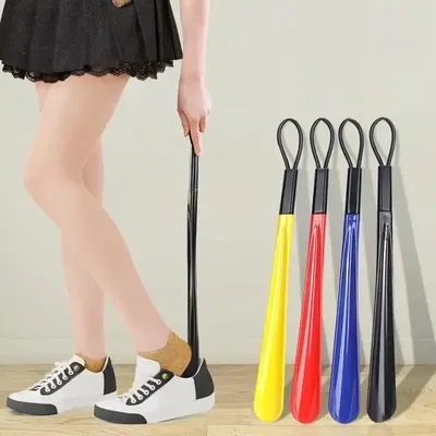 Extra Long Shoe Horns Black Plastic Shoe Horn Spoon Shape Shoehorn Shoe Lifter Flexible Shoe Lifter Shoes Accessorie shoe horn