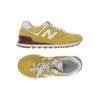New Balance Damen Sneakers, Gr. 37.5, gelb, Leder