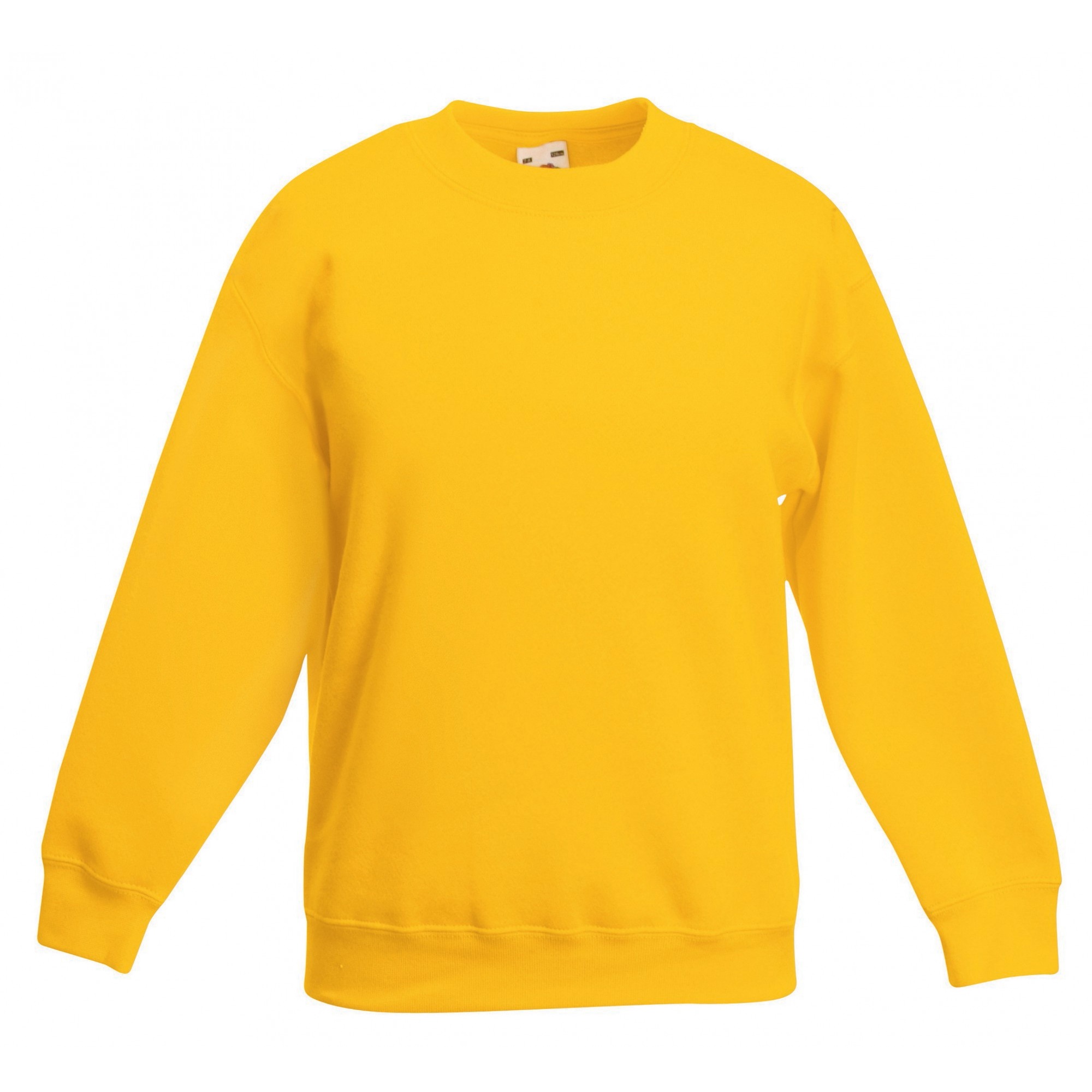 Fruit Of The Loom Kinder Pullover Premium 70/30 (Sonnenblume) Image