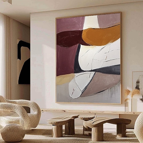 grande dipinto ad olio fatto a mano dipinto ad olio astratto marrone dipinto ad olio fatto a mano dipinto ad olio grigio dipinto moderno fatto a mano opera d'arte moderna arte per ufficio per