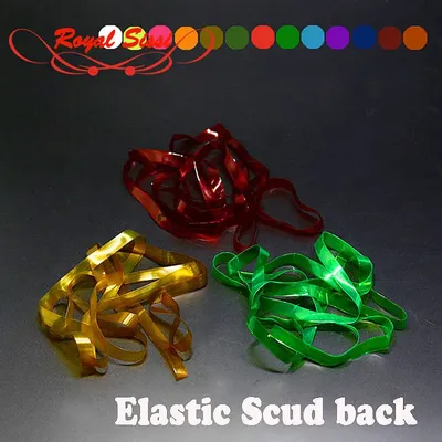 3meters set 6mm Wide Elastic Scud Back 12 optional colors nymph stretch thin Skin buggy flies Caddis