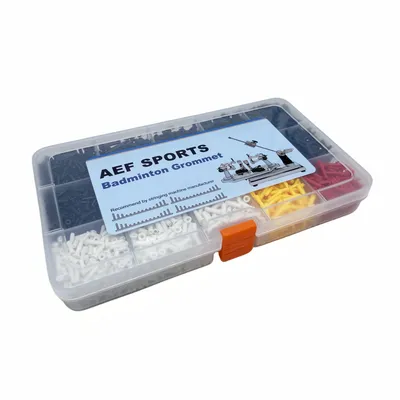 AEF Badminton Racket Grommets and Eyelets, Premium Value Pack, 15 Sizes