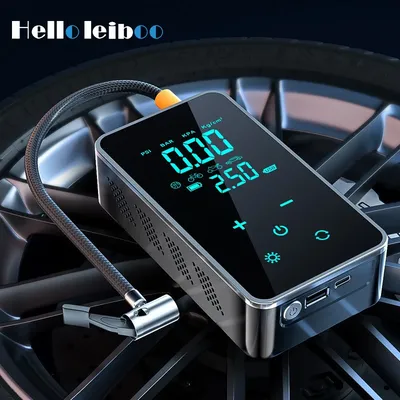 LEIBOO Wireless Air Pump 150psi Touch Screen Portable Electric Tire Inflator For Car Bike Motorcycle