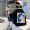 2023 Summer Kids Clothes Korean Fashion Print Short Sleeve Tops Tees Boys Girls Clothes 100%Cotton