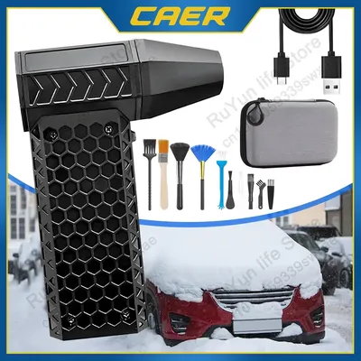 CAER Handheld Snow Blower Artifact 130000RPM Powerful Portable Turbo Jet Violent Fan Brushless Motor