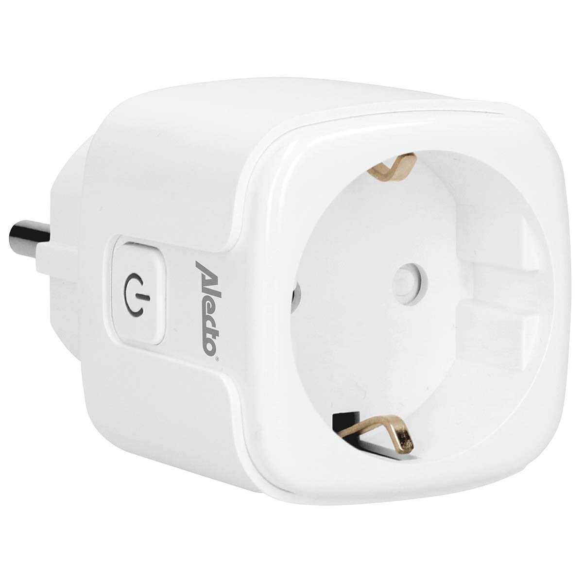 Alecto SMART-PLUG20 - Smarter WLAN-Zwischenstecker mit Stromzähler, 16 A, 3680 W Image