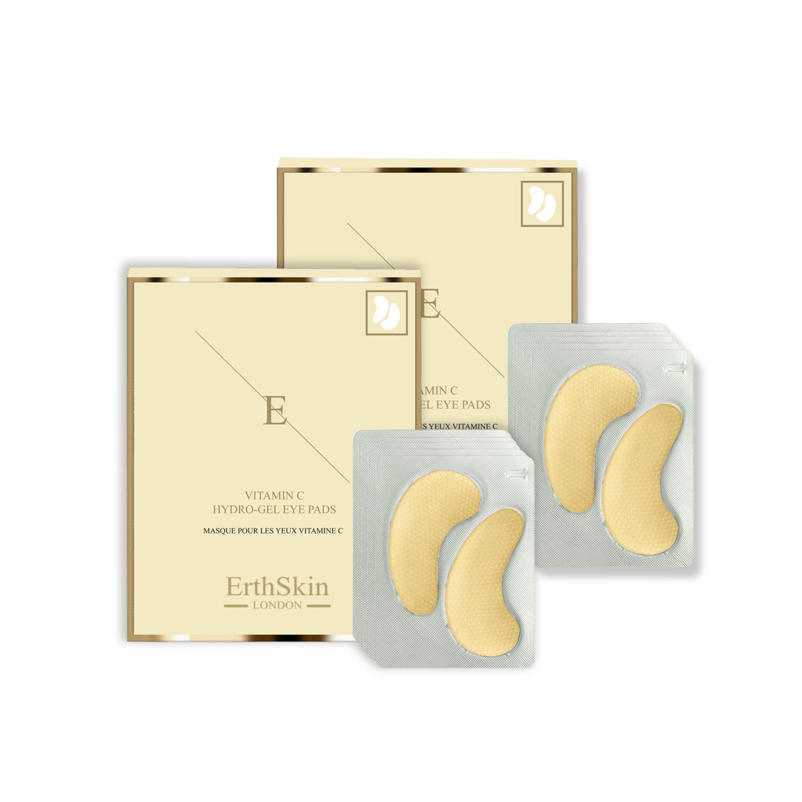 ErthSkin London 2 cuscinetti per occhi in idrogel con vitamina C 1 St